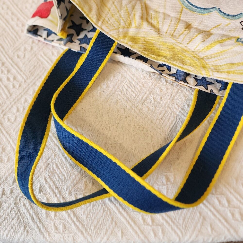 Brighton All a Chic Ahoy Yacht Needs Tote Beach American Market Canvas Bag - Picture 8 of 12